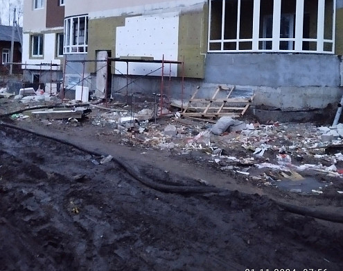 Жители двух домов в Иванове оказались заперты из-за действий застройщика 